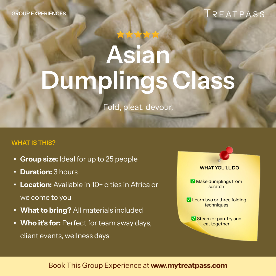 Asian Dumplings Class – Group Experience