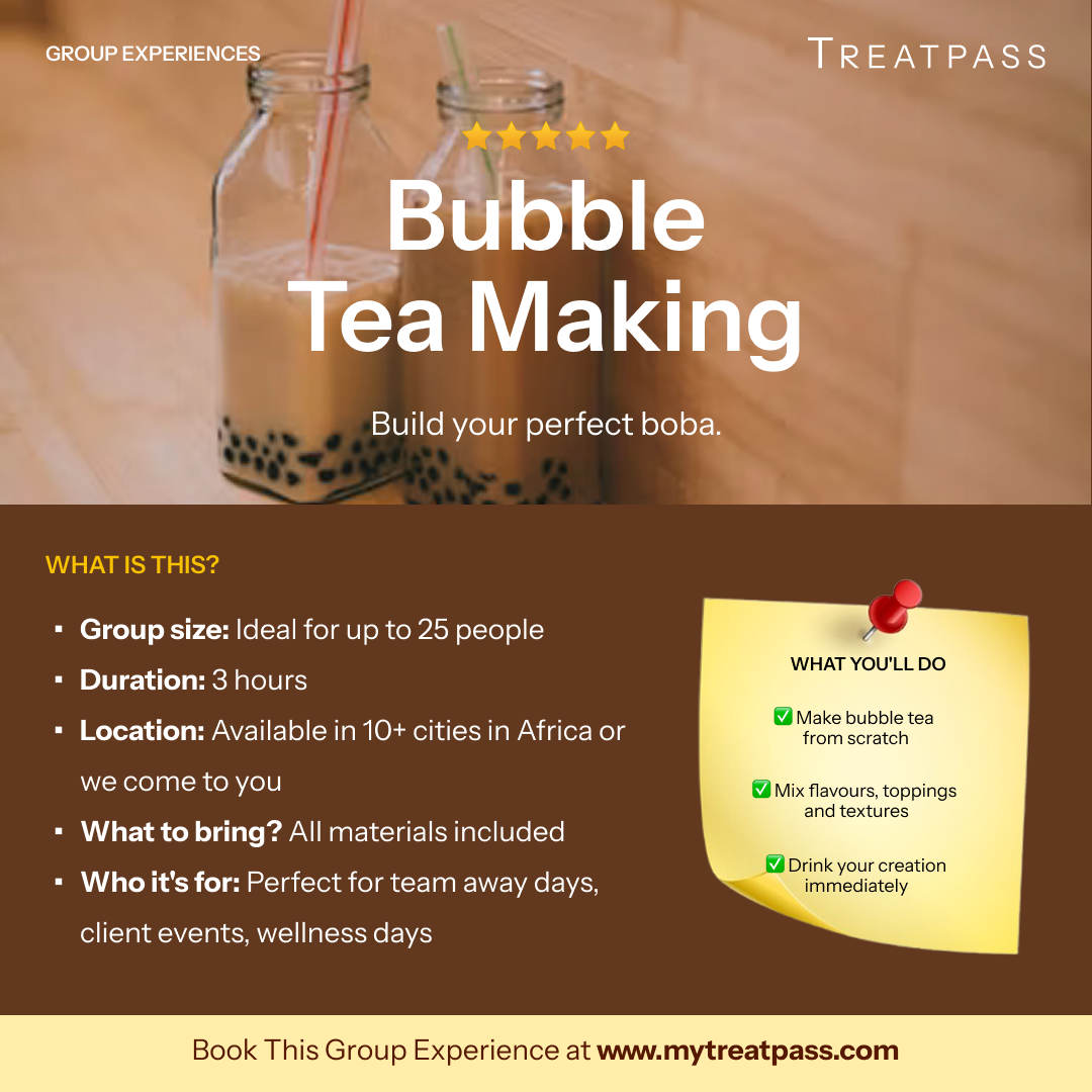 Bubble Tea Making – Group Experience