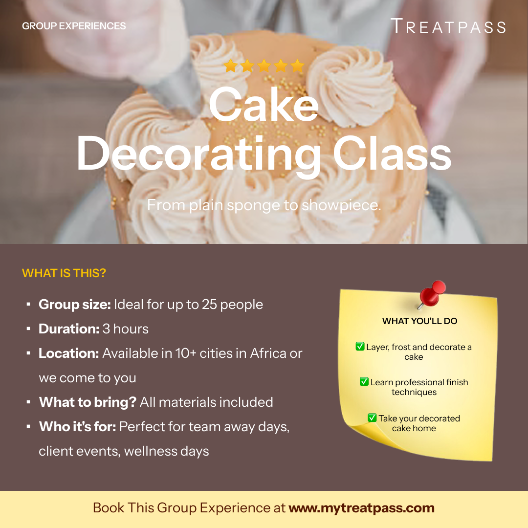 Cake Decorating Class – Group Experience