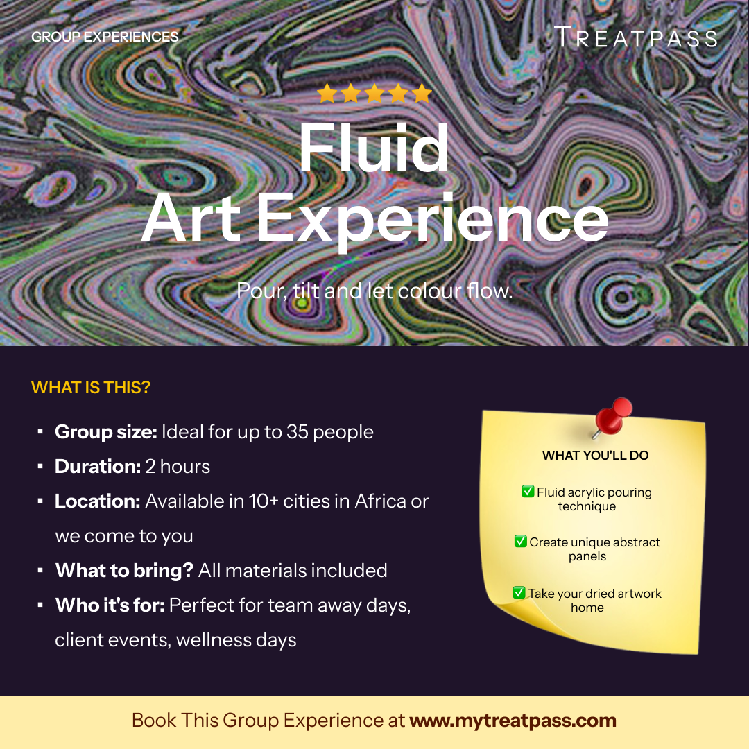 Fluid Art Experience – Group Experience