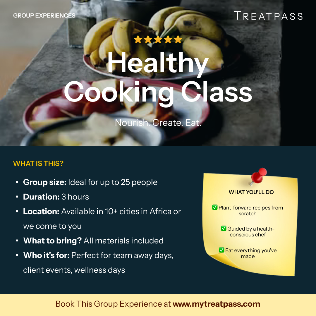 Healthy Cooking Class – Group Experience