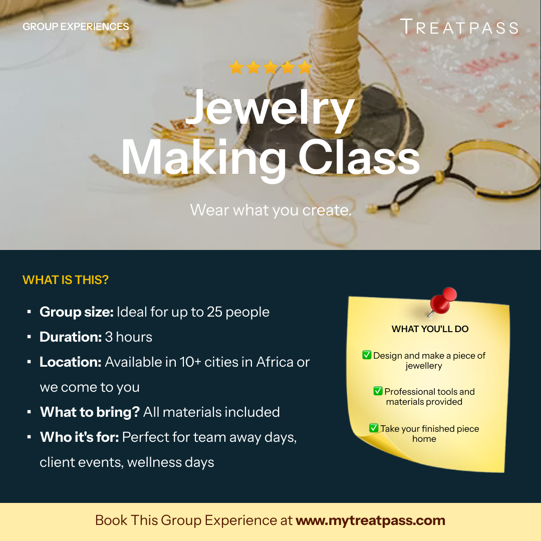 Jewelry Making Class – Group Experience