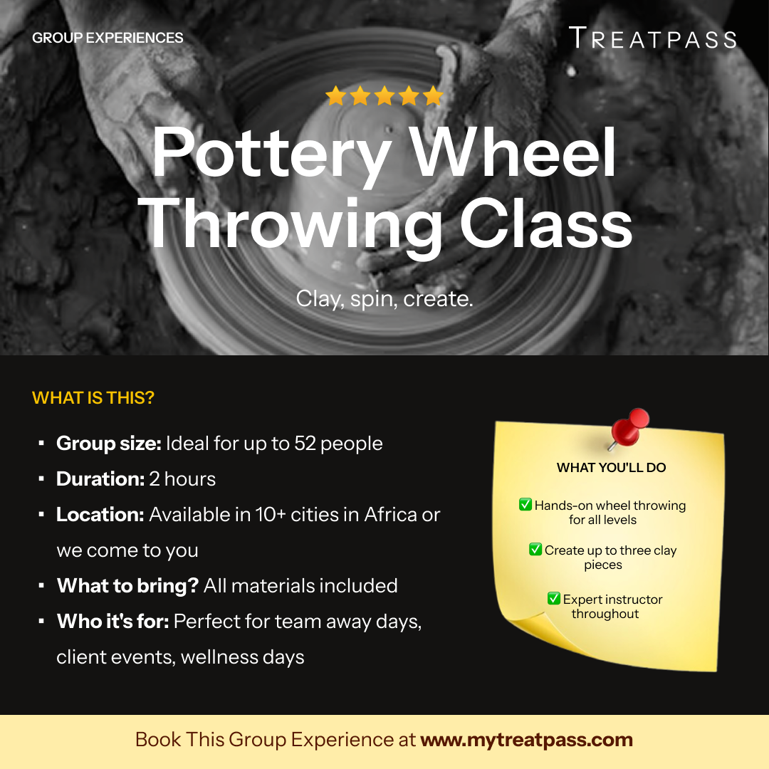 Pottery Wheel Throwing Class – Group Experience