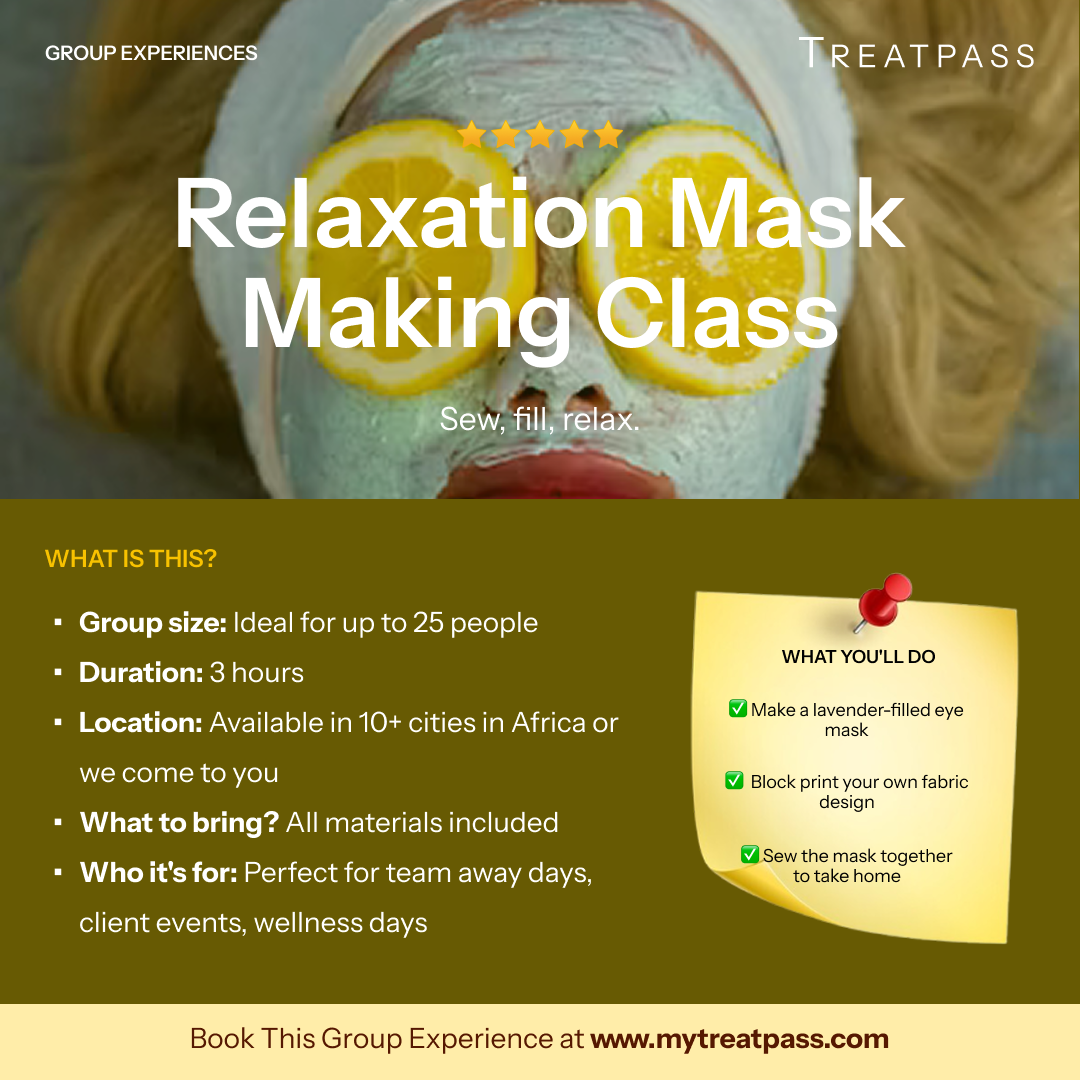 Relaxation Mask Making Class – Group Experience