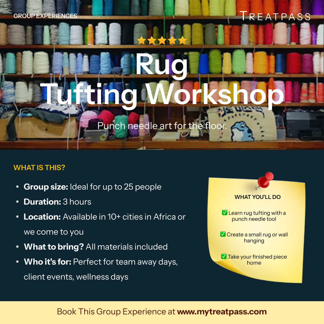Rug Tufting Workshop – Group Experience