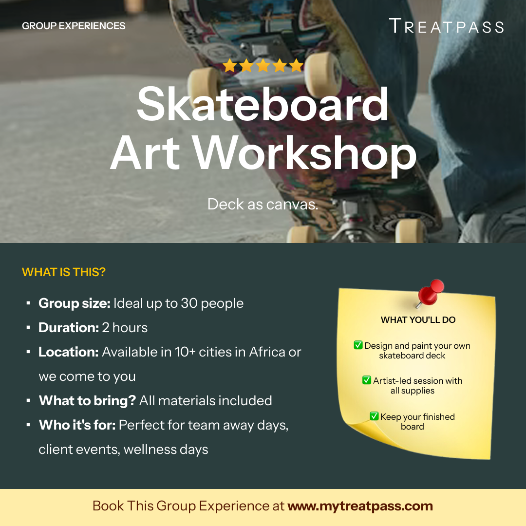 Skateboard Art Workshop – Group Experience