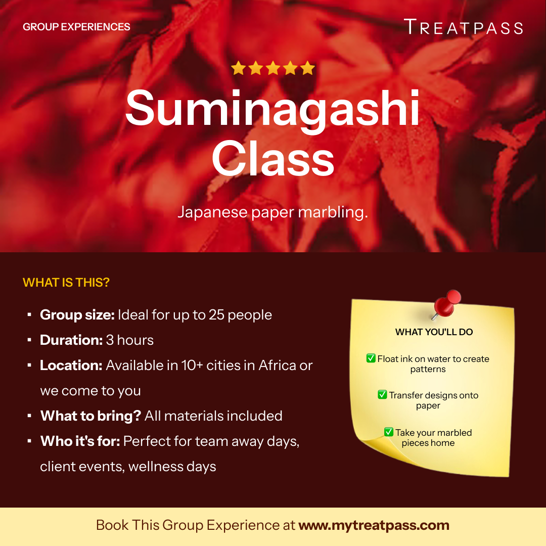 Suminagashi Class – Group Experience