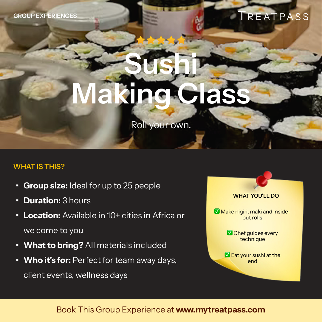Sushi Making Class – Group Experience