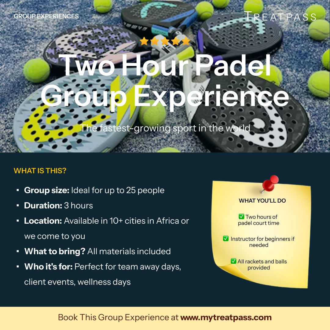 Two Hour Padel – Group Experience